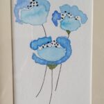blue poppies